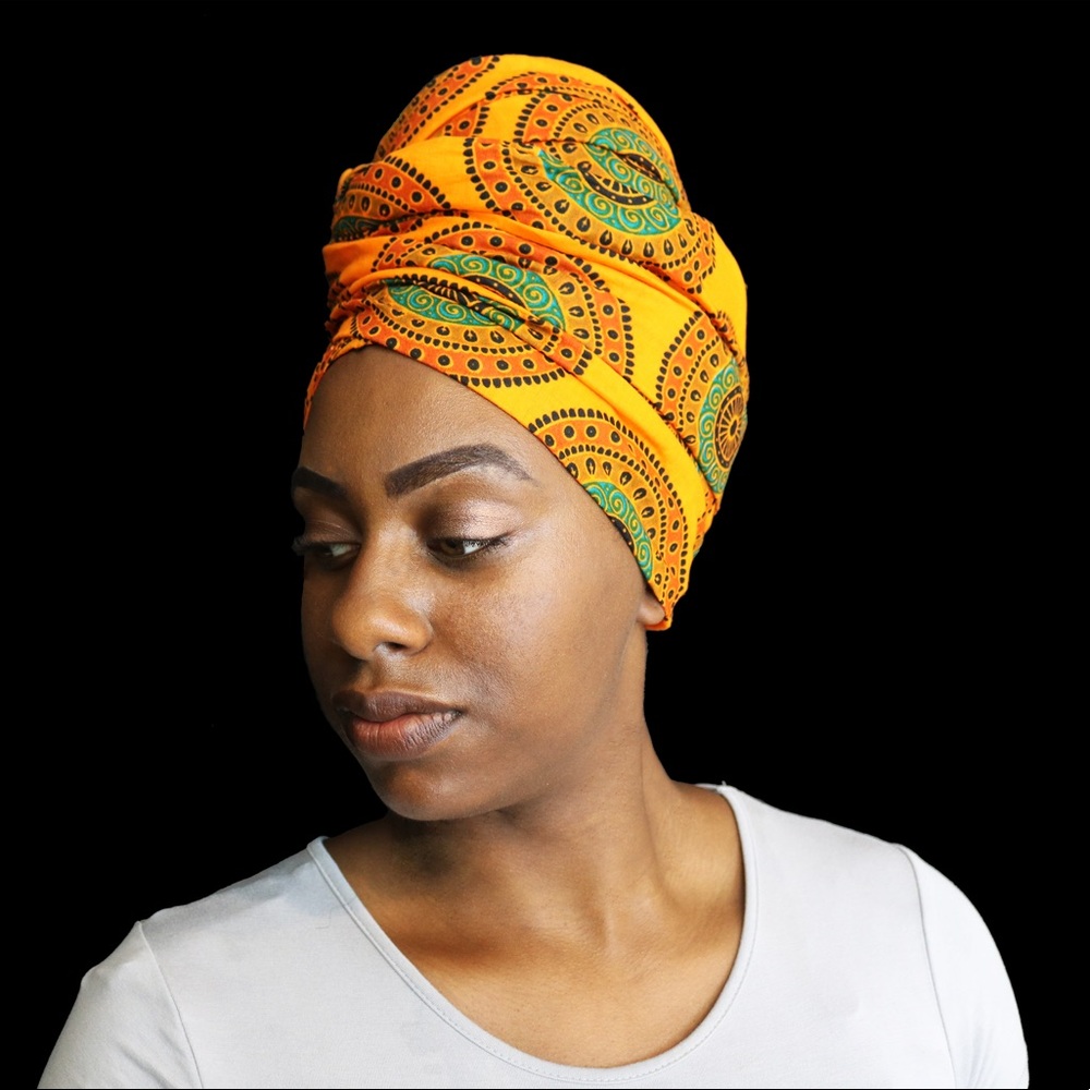 Orange LONG-cap head wrap. Minor manufacturer uhoh